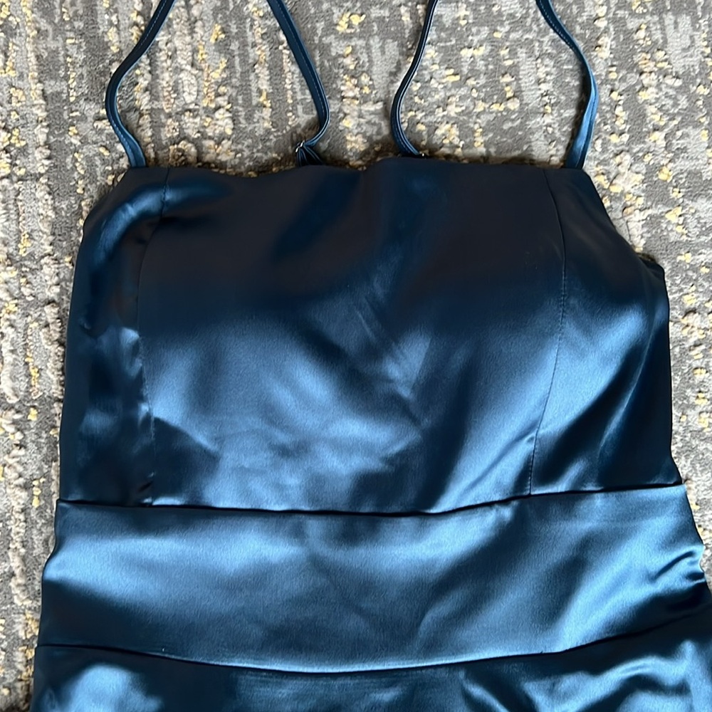 Dress size M for Prom or spring formal. Satin/poly. Photos don’t do justice. - Picture 2 of 5